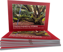 Copies of Strengthened by Storms are still available