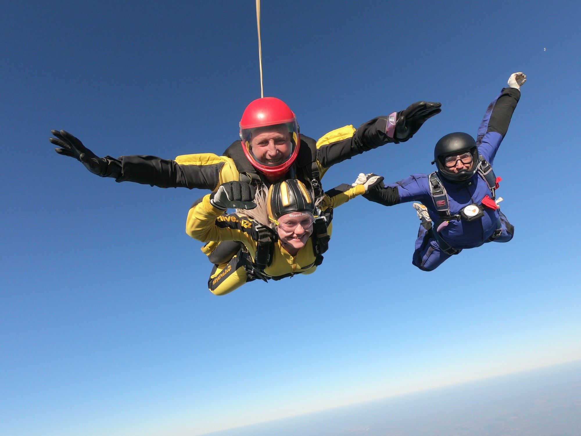 Skydivers have raised over £5,000