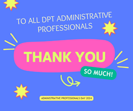 Thank you to all our administrative professionals