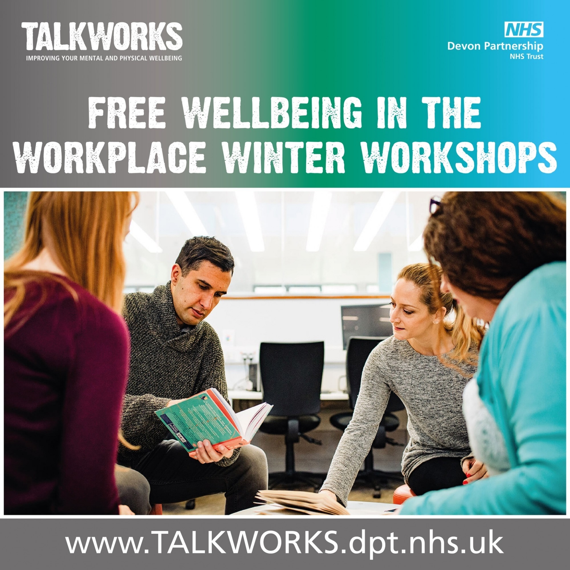 TALKWORKS extends offering of free mental health workshops for businesses and organisations across Devon